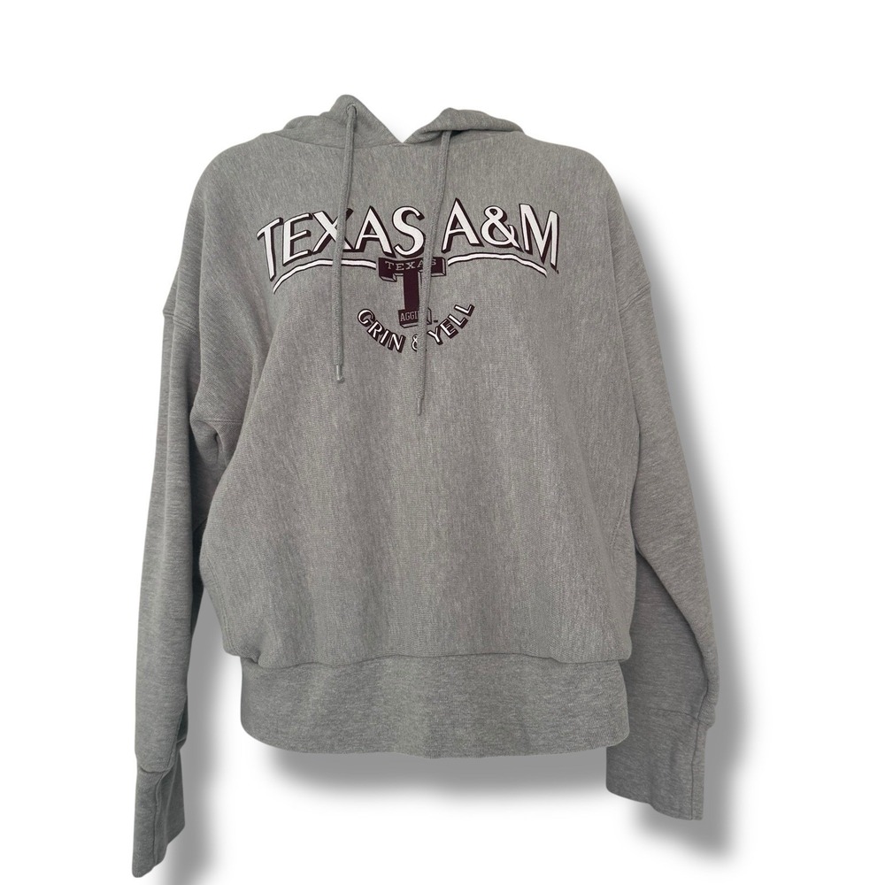 Vintage‎ Texas A&M Champion Reverse Weave sweatshirt size XL Hoodie 90s College